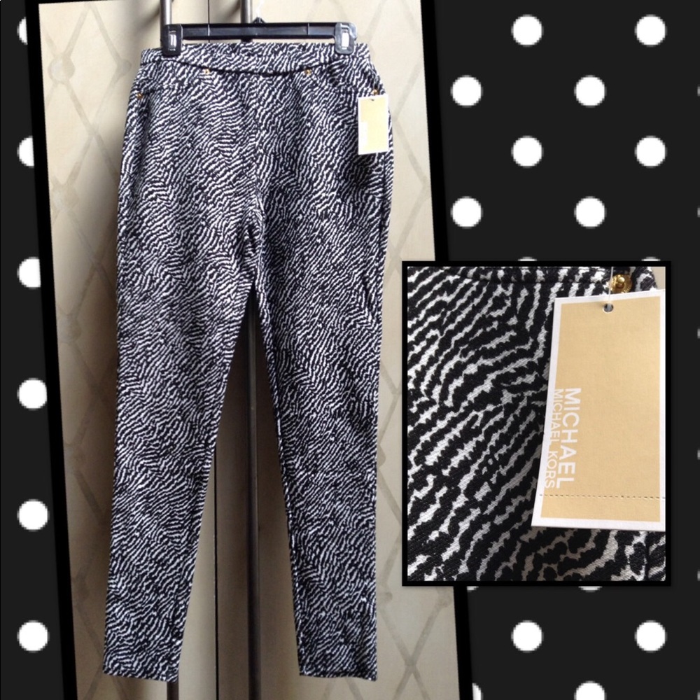 Michael Kors Zebra Skinny Jeans